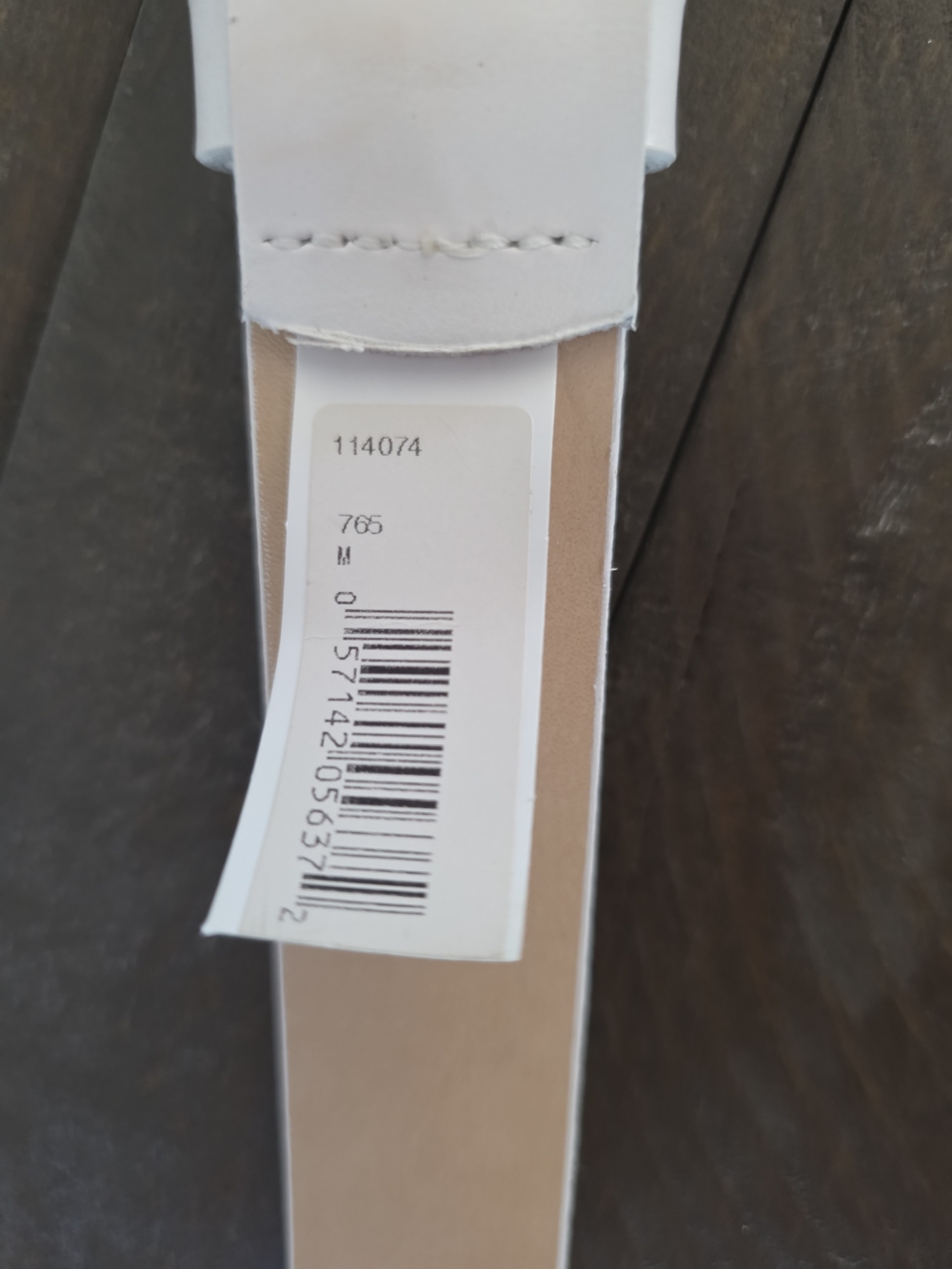 Glenayr Golf White Leather Golf Belt Bag Conchos Made In Canada Size M New - Picture 9 of 14